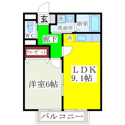 大溝駅 徒歩45分 2階の物件間取画像